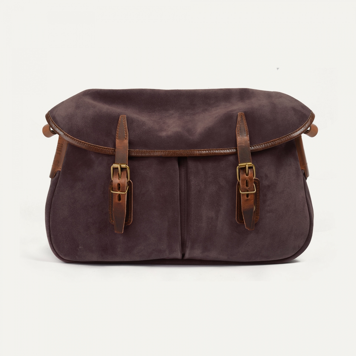 Fisherman's Musette M / Suede - Burgundy (image n°1)