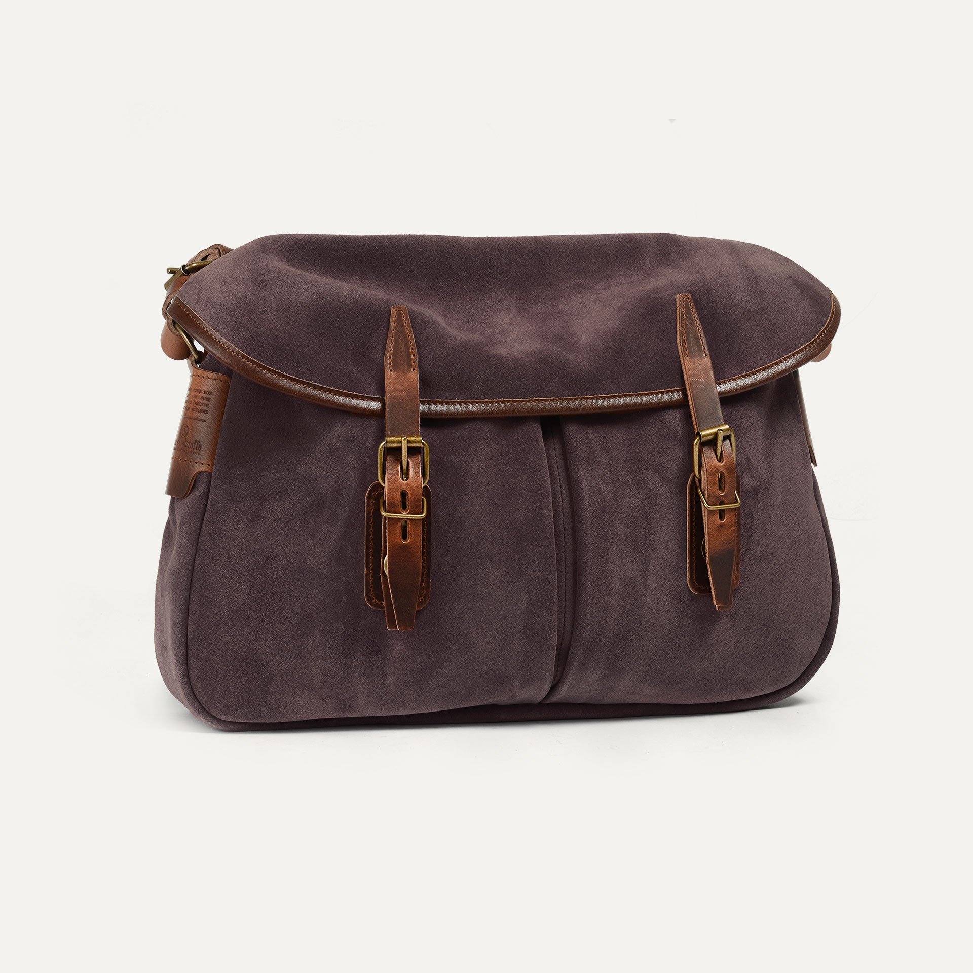 Fisherman's Musette M / Suede - Burgundy (image n°2)