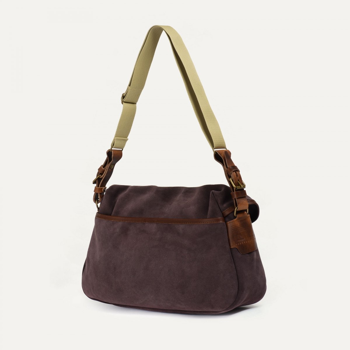 Fisherman's Musette M / Suede - Burgundy (image n°3)