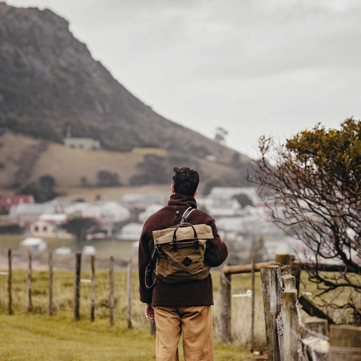 30L Woody backpack - Khaki stonewashed (image n°5)