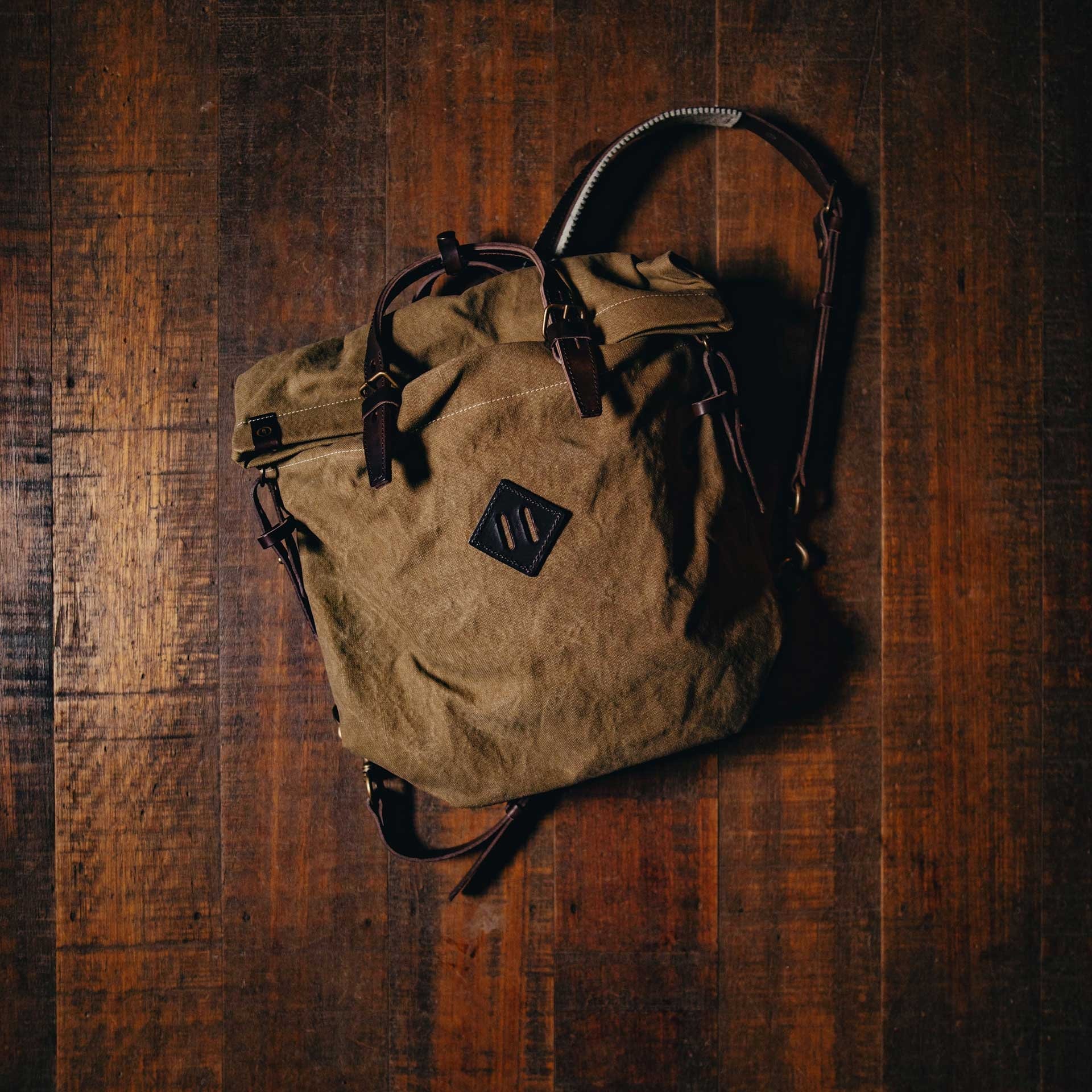 25L Woody backpack - Khaki US Stonewashed (image n°5)