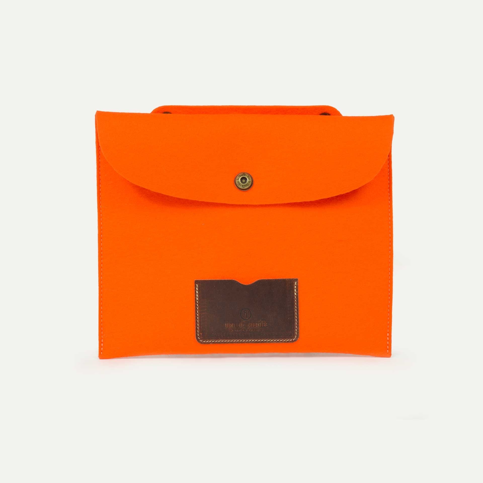 Protection iPad Miky - Feutre Orange (image n°1)