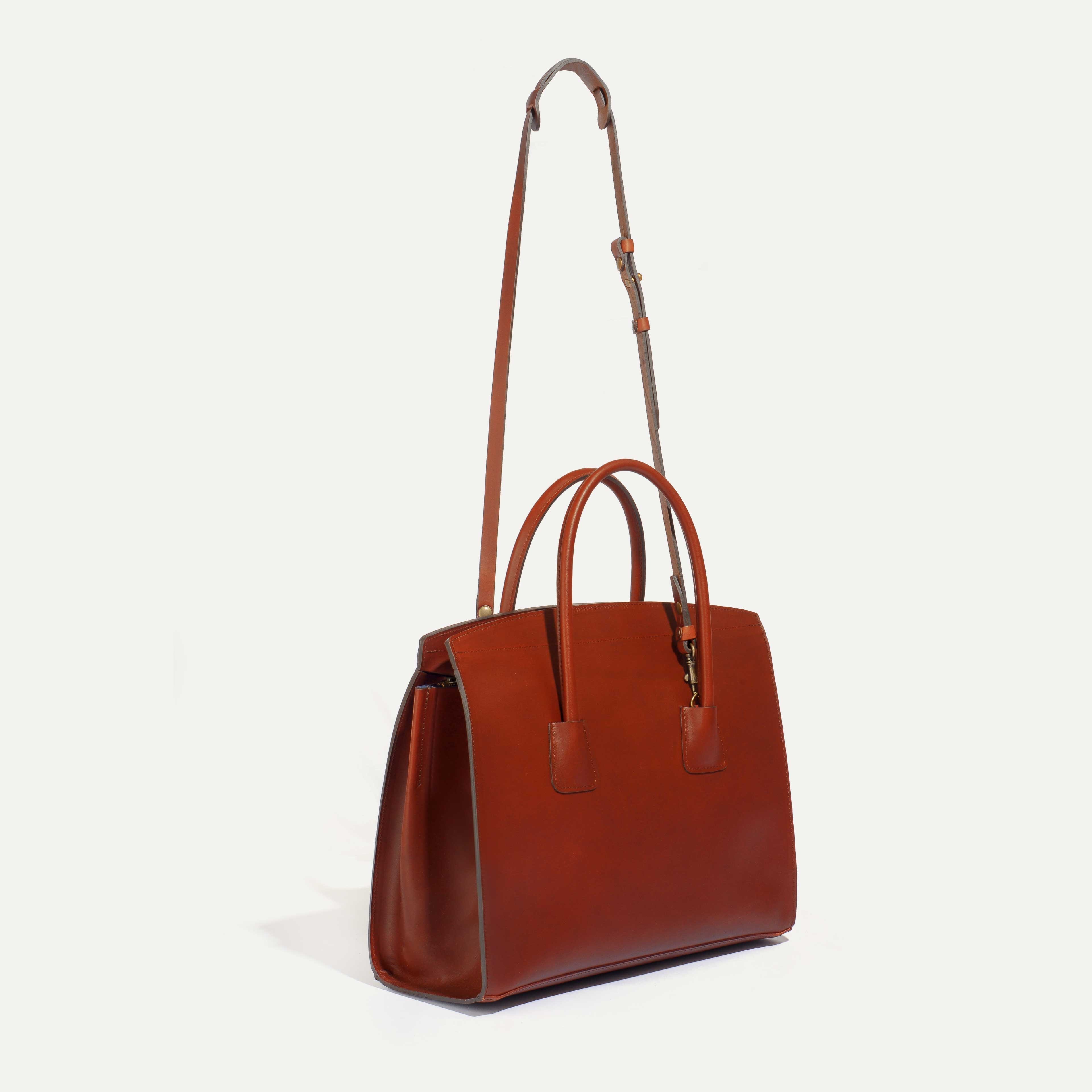 Dalva business Tote - Rust (image n°5)