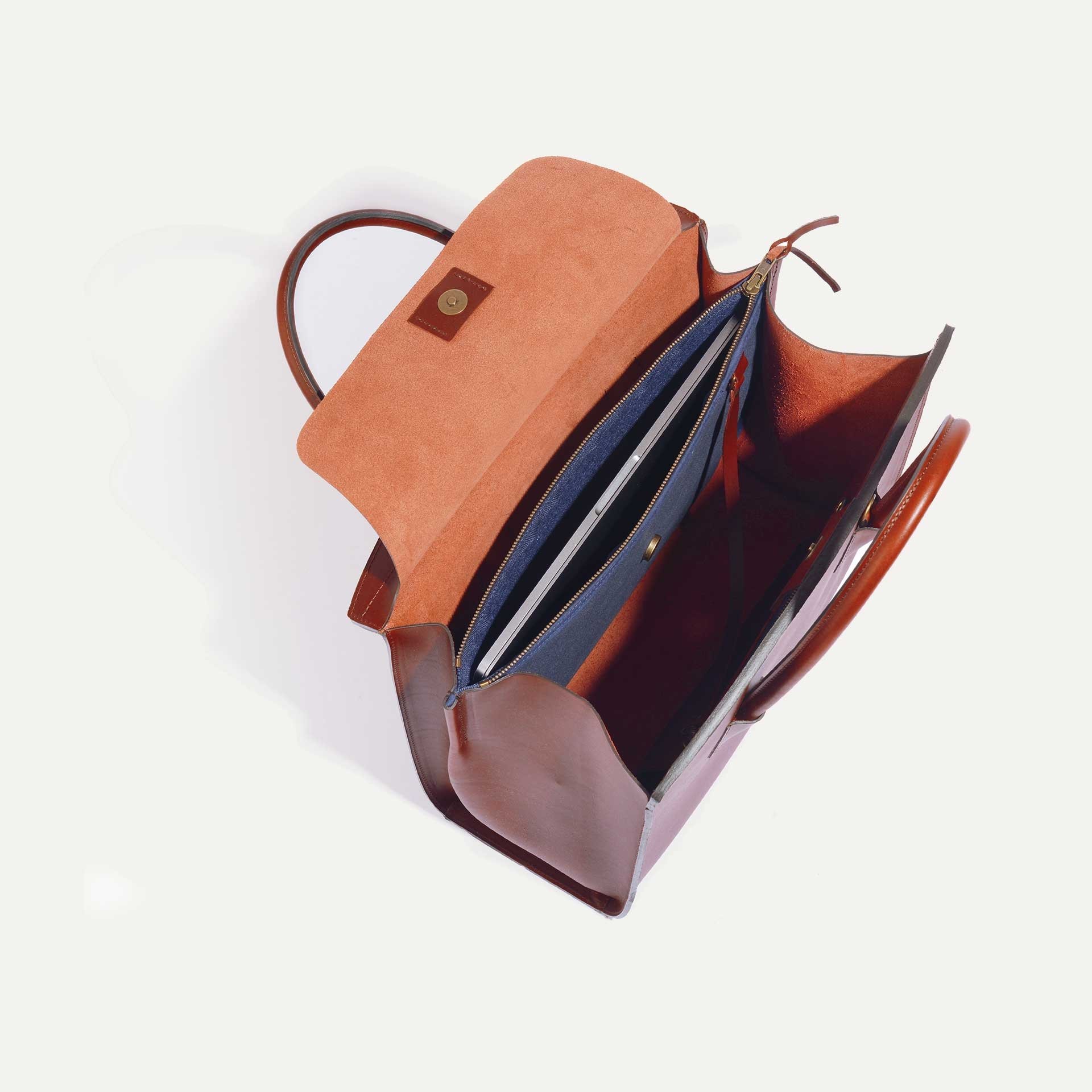 Dalva business Tote - Rust (image n°3)