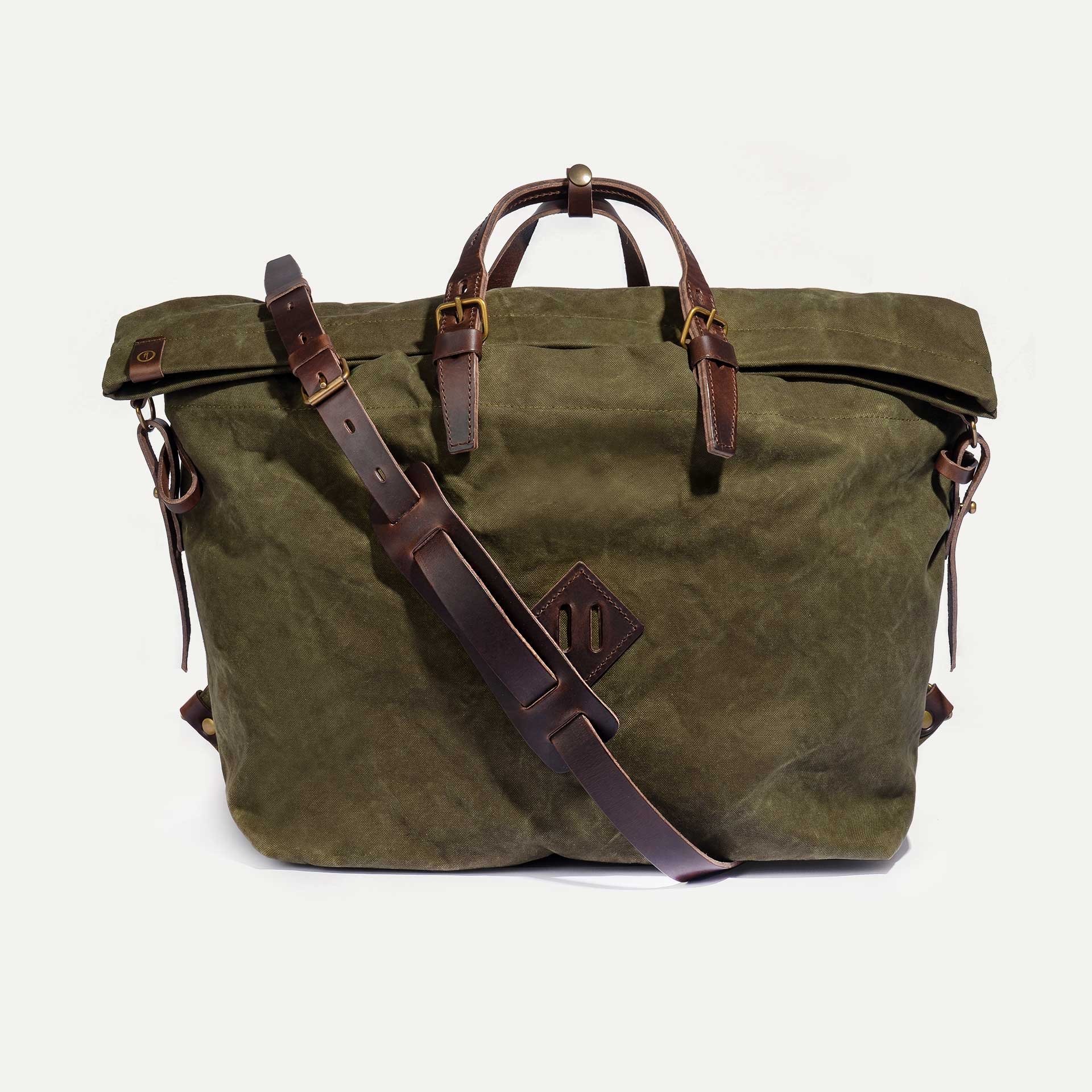 Woody L Backpack - Dark Khaki (image n°1)