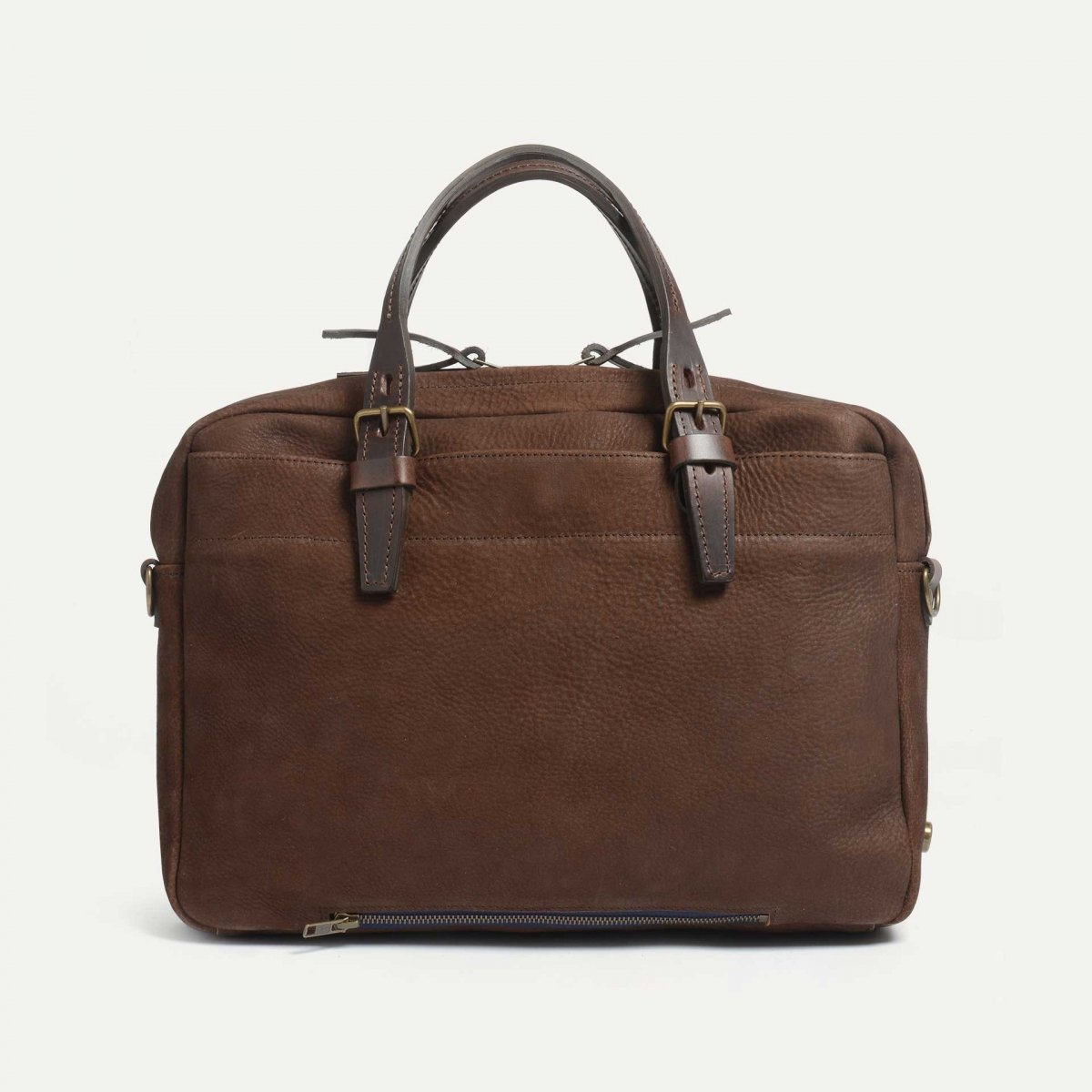 Sac business Folder - Café / Cuir Waxé (image n°3)