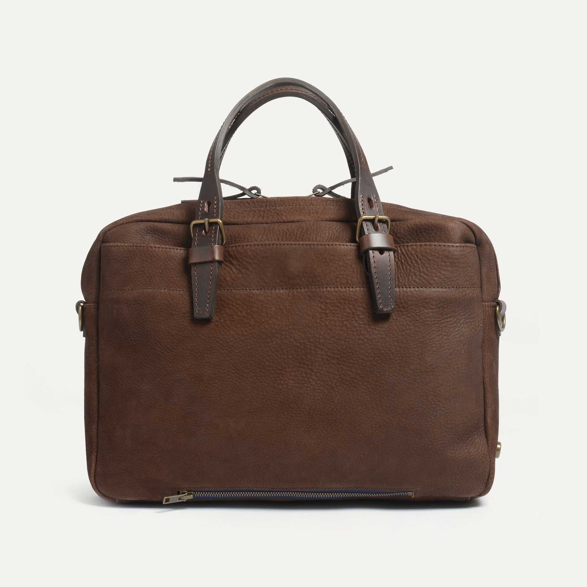 Sac business Folder - Café / Cuir Waxé (image n°3)