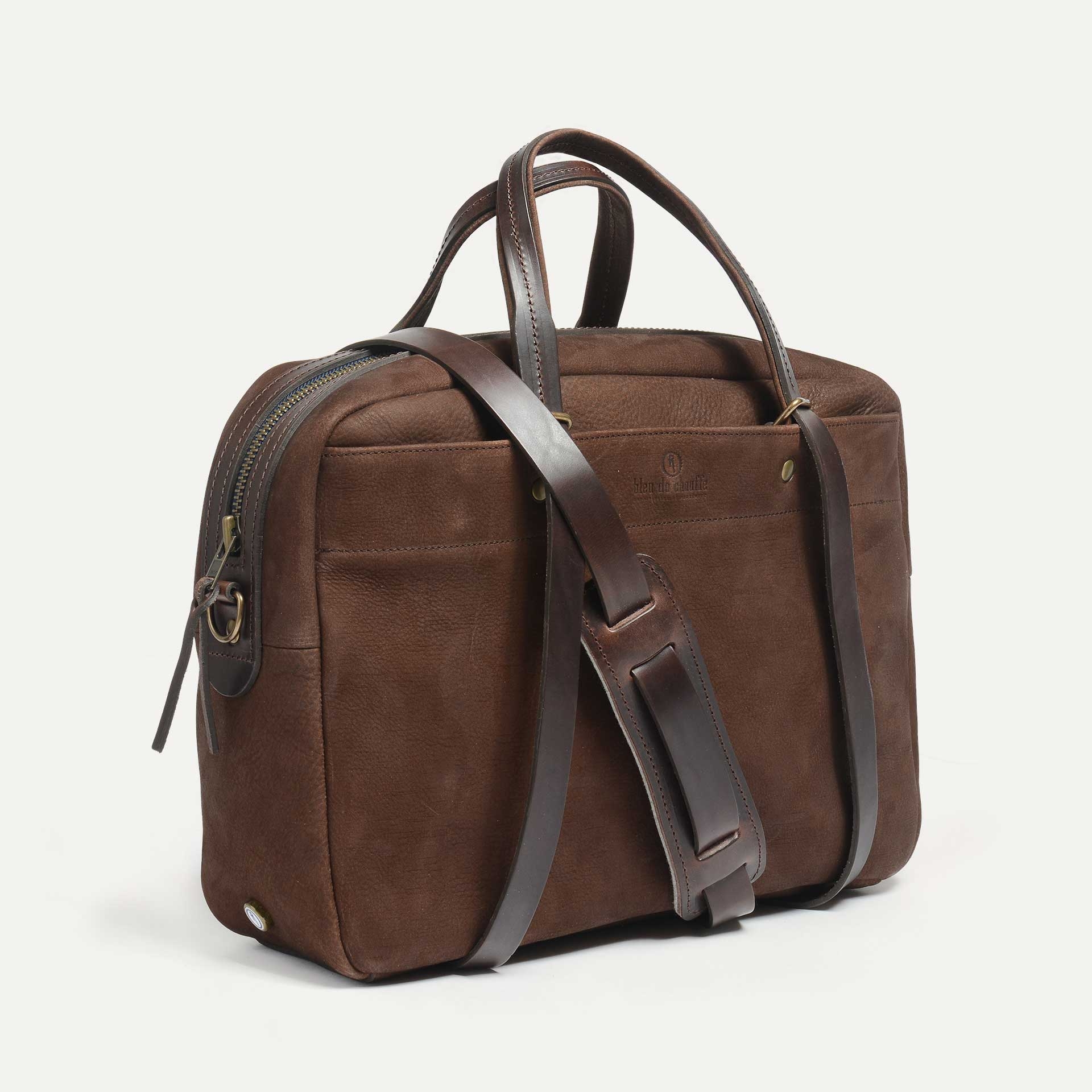 Report Business bag - Coffee / Waxed Leather (image n°2)