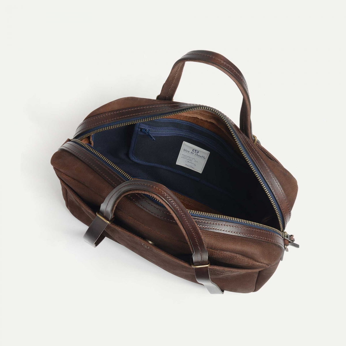 Report Business bag - Coffee / Waxed Leather (image n°4)
