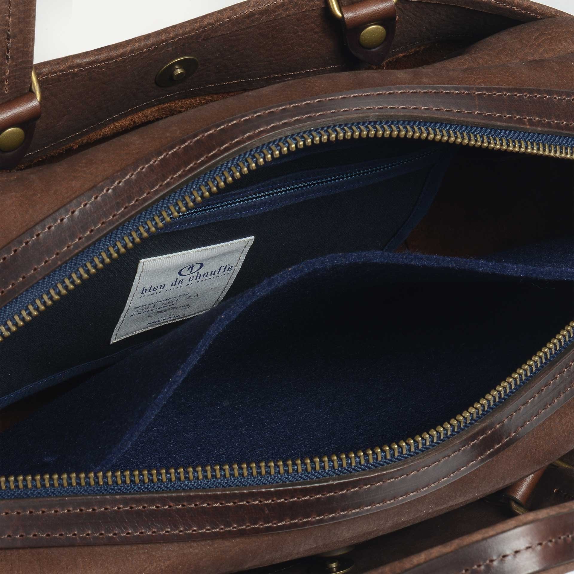 Report Business bag - Coffee / Waxed Leather (image n°5)