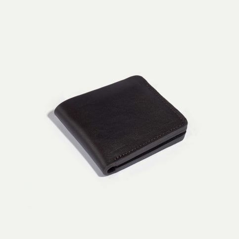 AS small zipped wallet  Bleu de Chauffe — Calame Palma