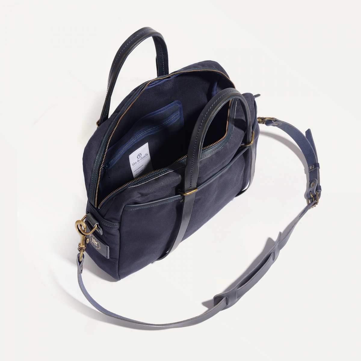 SUMO laptop bag - Bleu de Chauffe x Élysée / Navy Blue (image n°4)