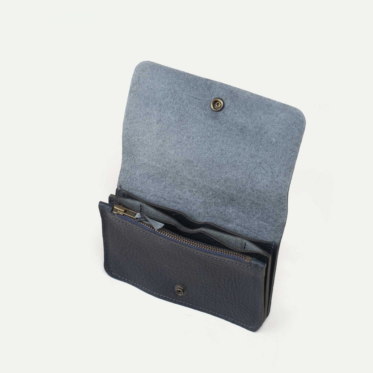 Portefeuille NIL - Bleu de Chauffe x Élysée / Bleu Caban (image n°3)