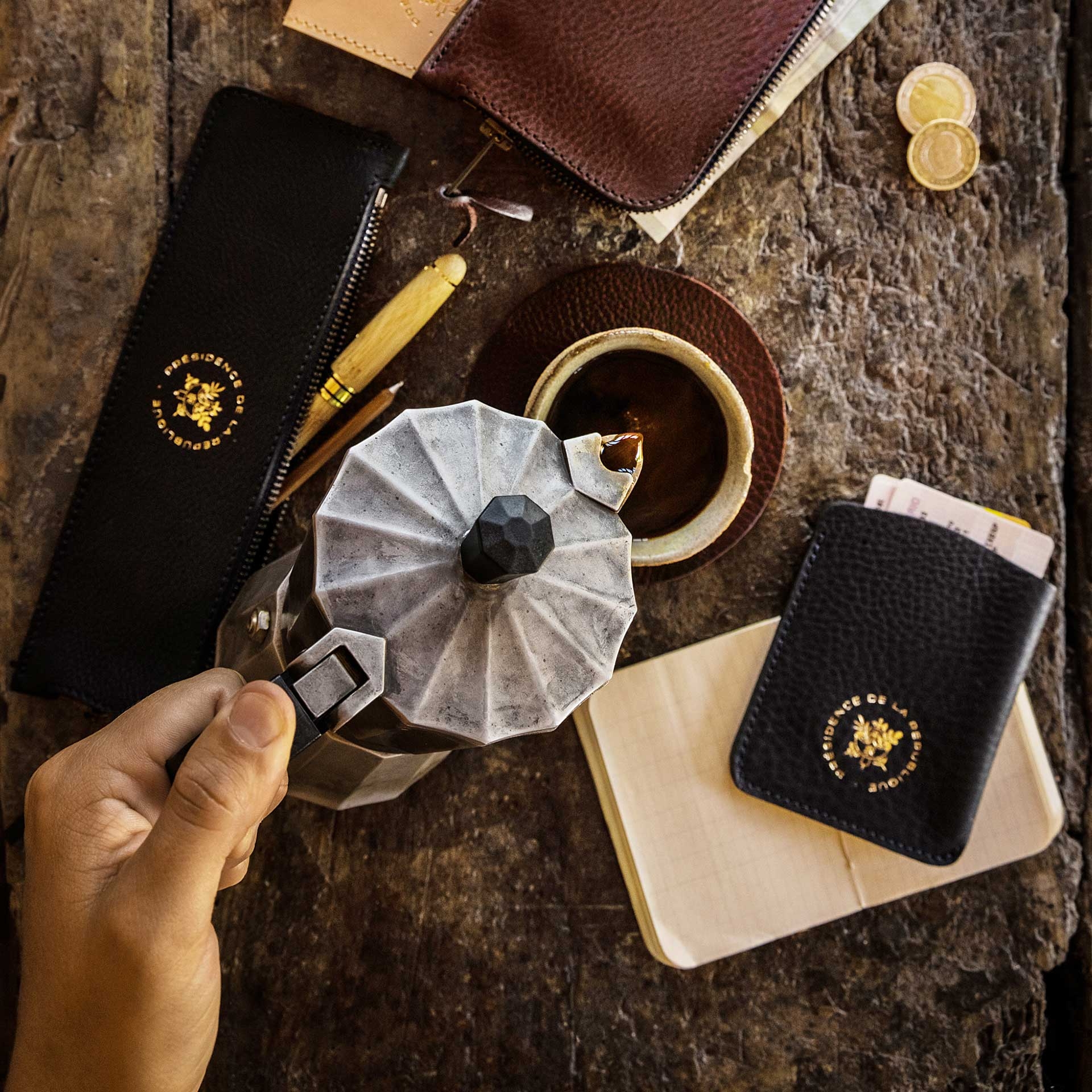 Porte carte PHILAE - Tourbe Rouge (image n°6)