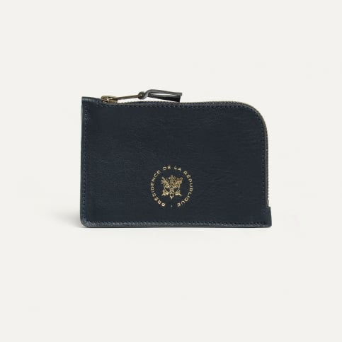 Porte Monnaie JUGURTHA - Bleu Caban