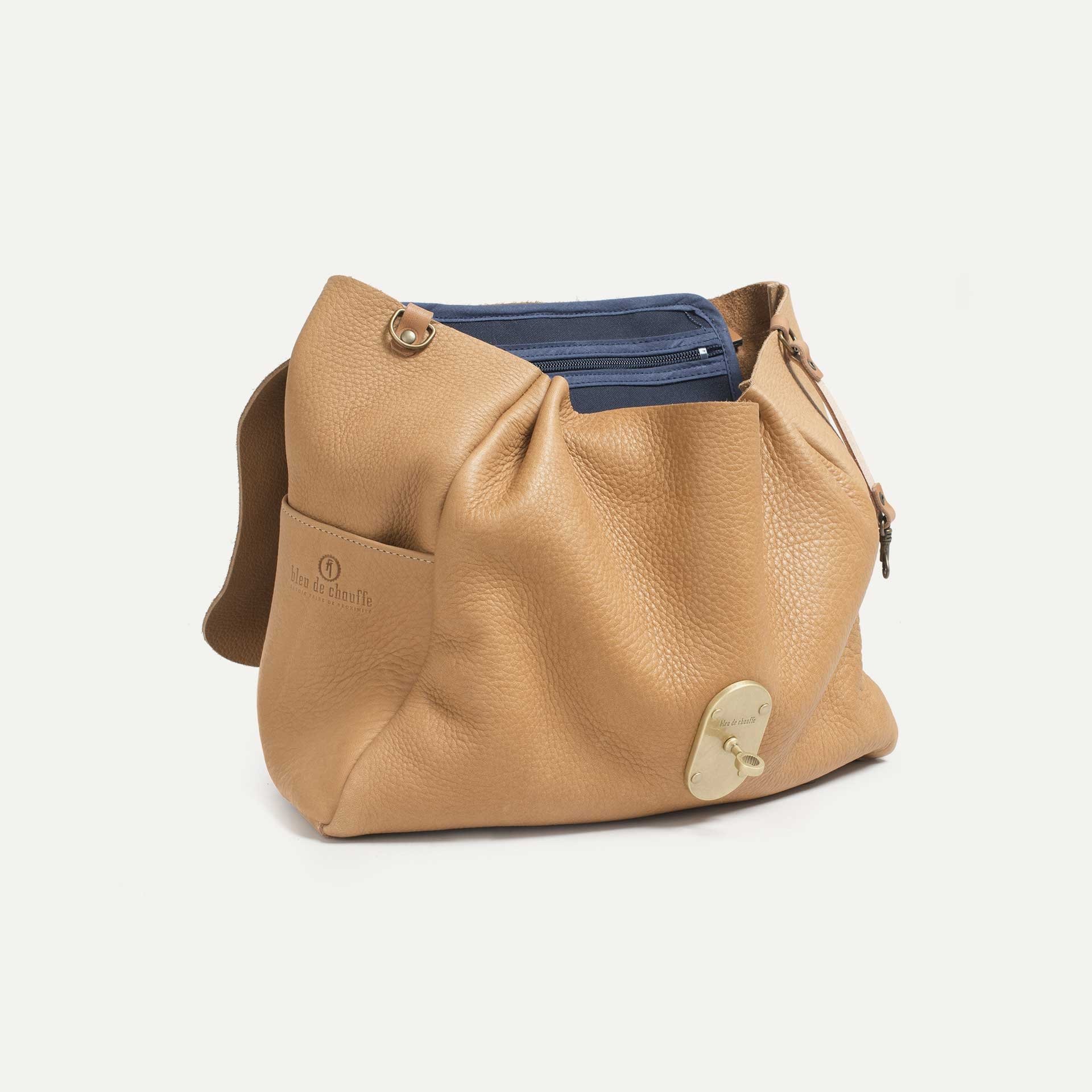 Hand bag Coline for women - soft vegetable tanned leather