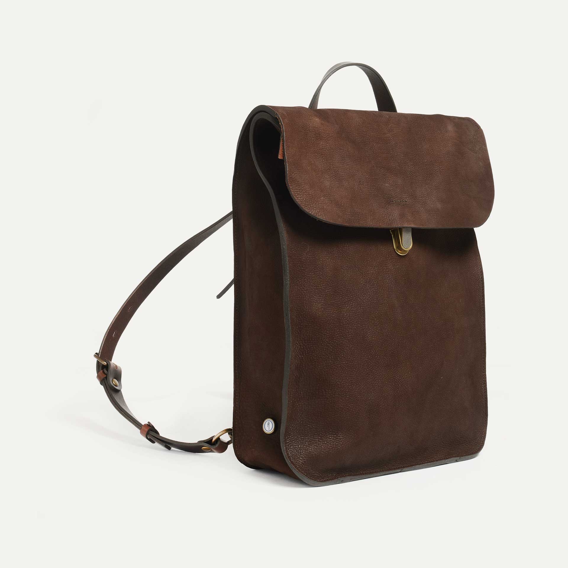 Puncho leather backpack WAX - Coffee / Waxed Leather (image n°2)