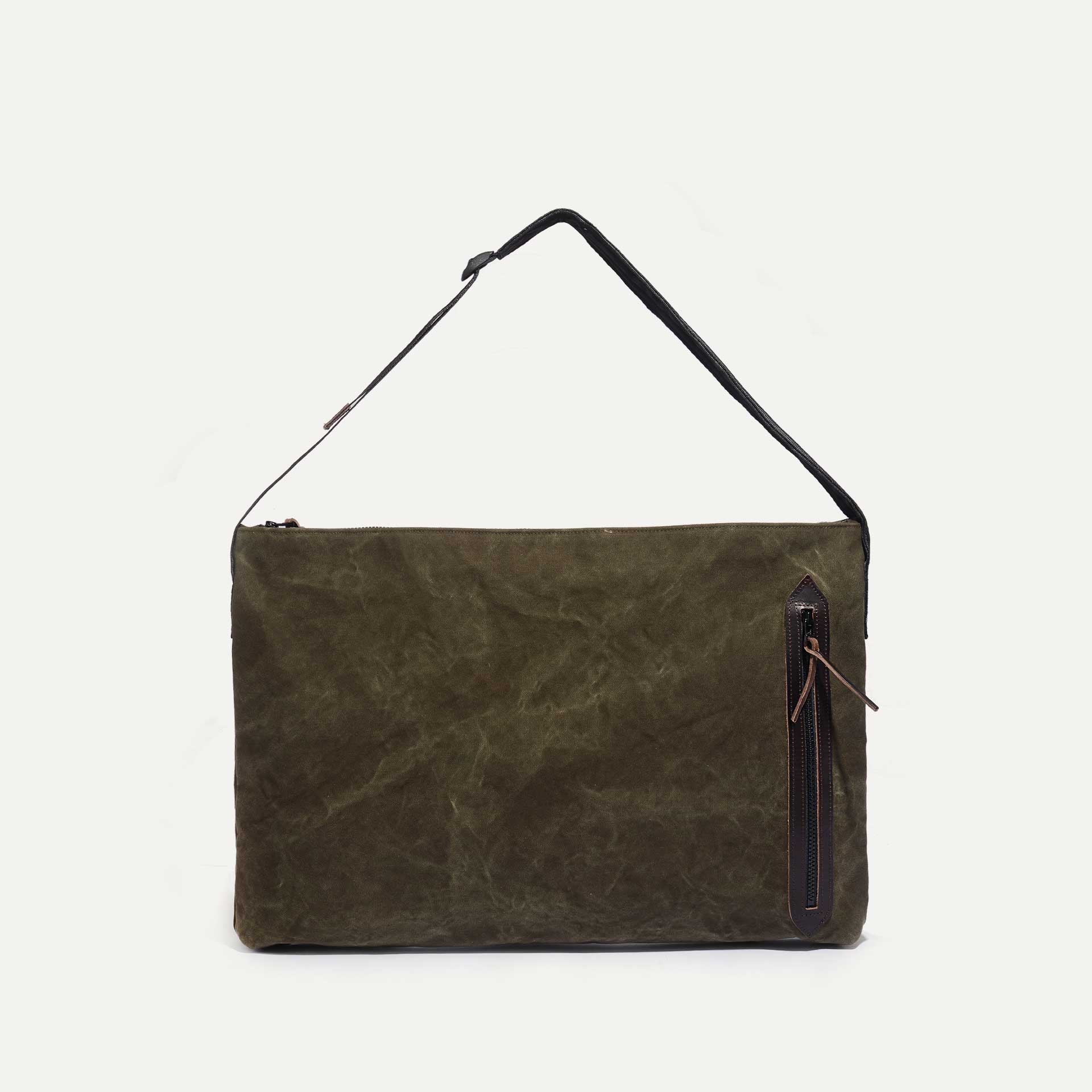 Baston Messenger Bag - Dark Khaki Stonewashed (image n°2)