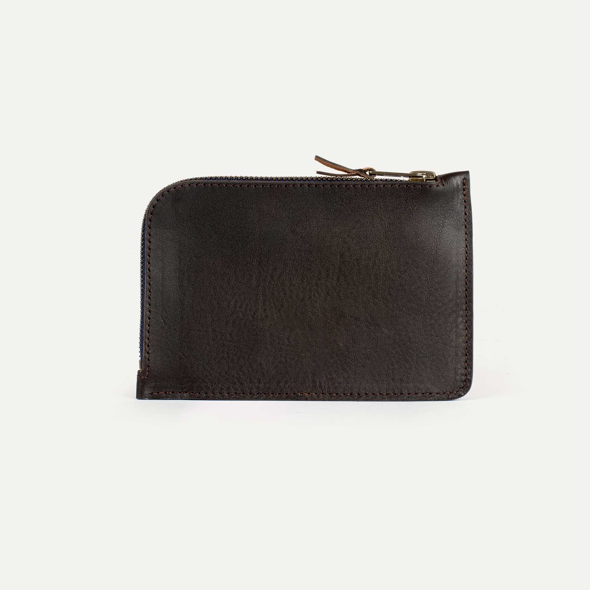 Pognon zippered purse  / L - Dark Brown (image n°2)