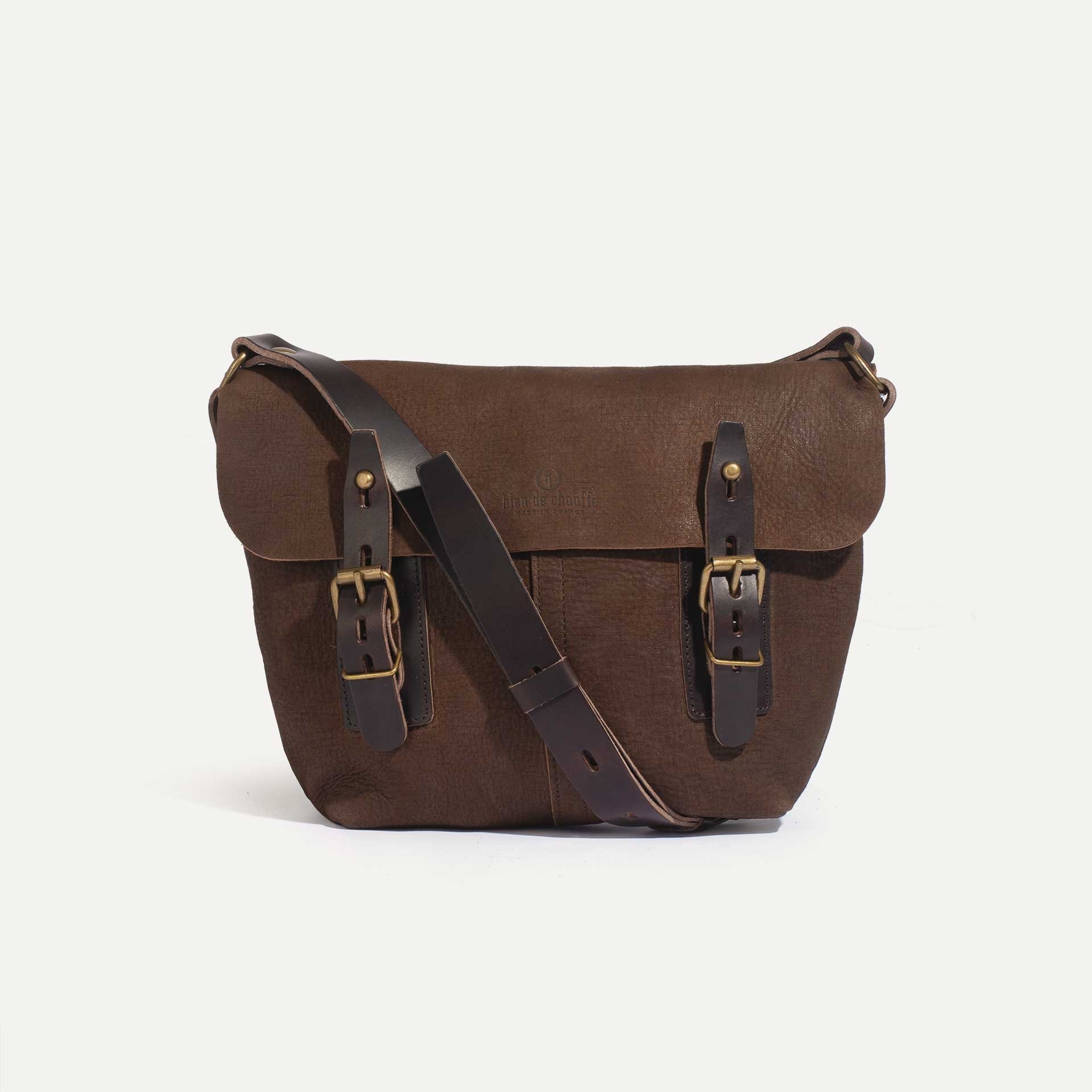 Louis Satchel bag - Coffee / Waxed Leather (image n°1)