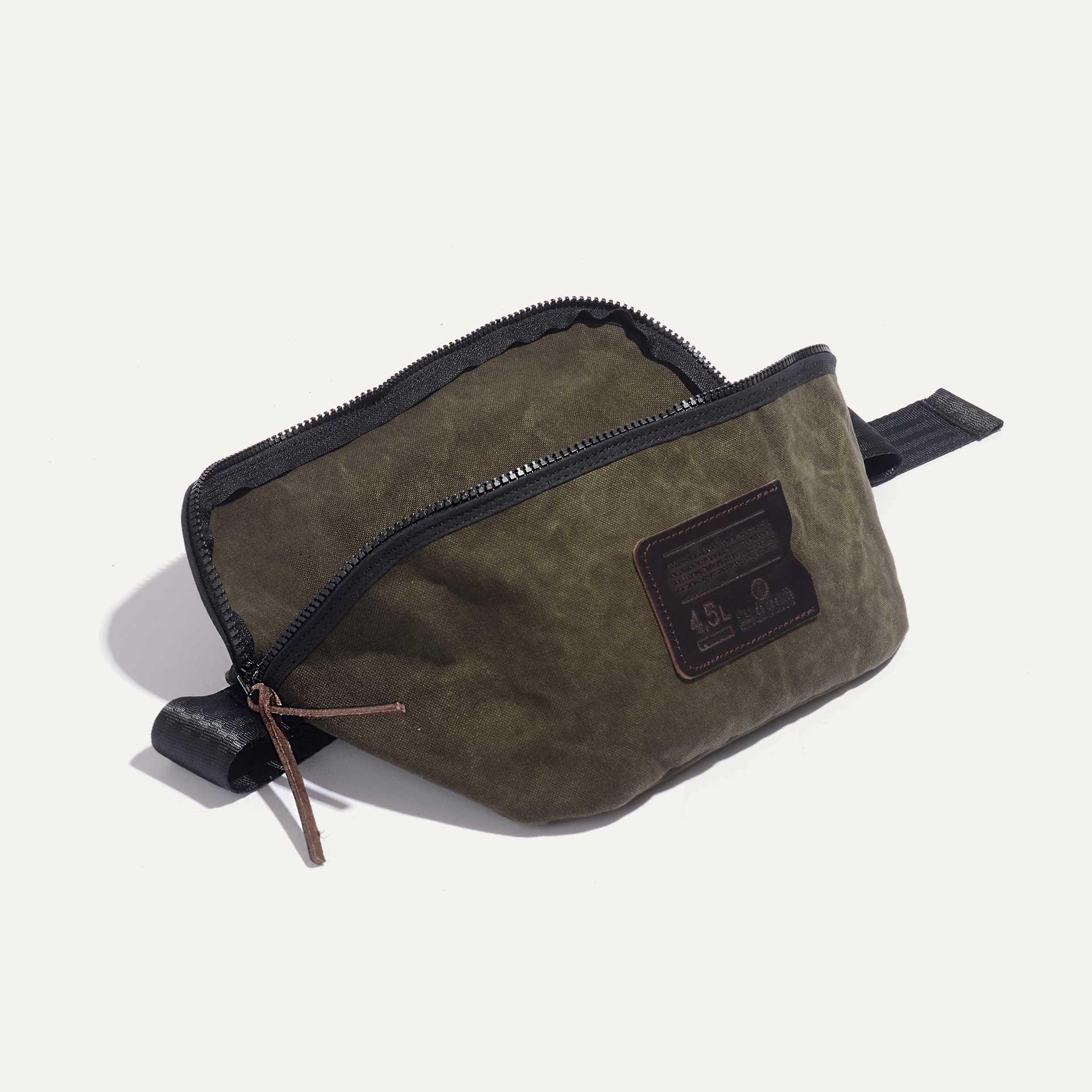 Sac banane Beat 4,5L - Kaki Foncé / Stonewashed (image n°3)