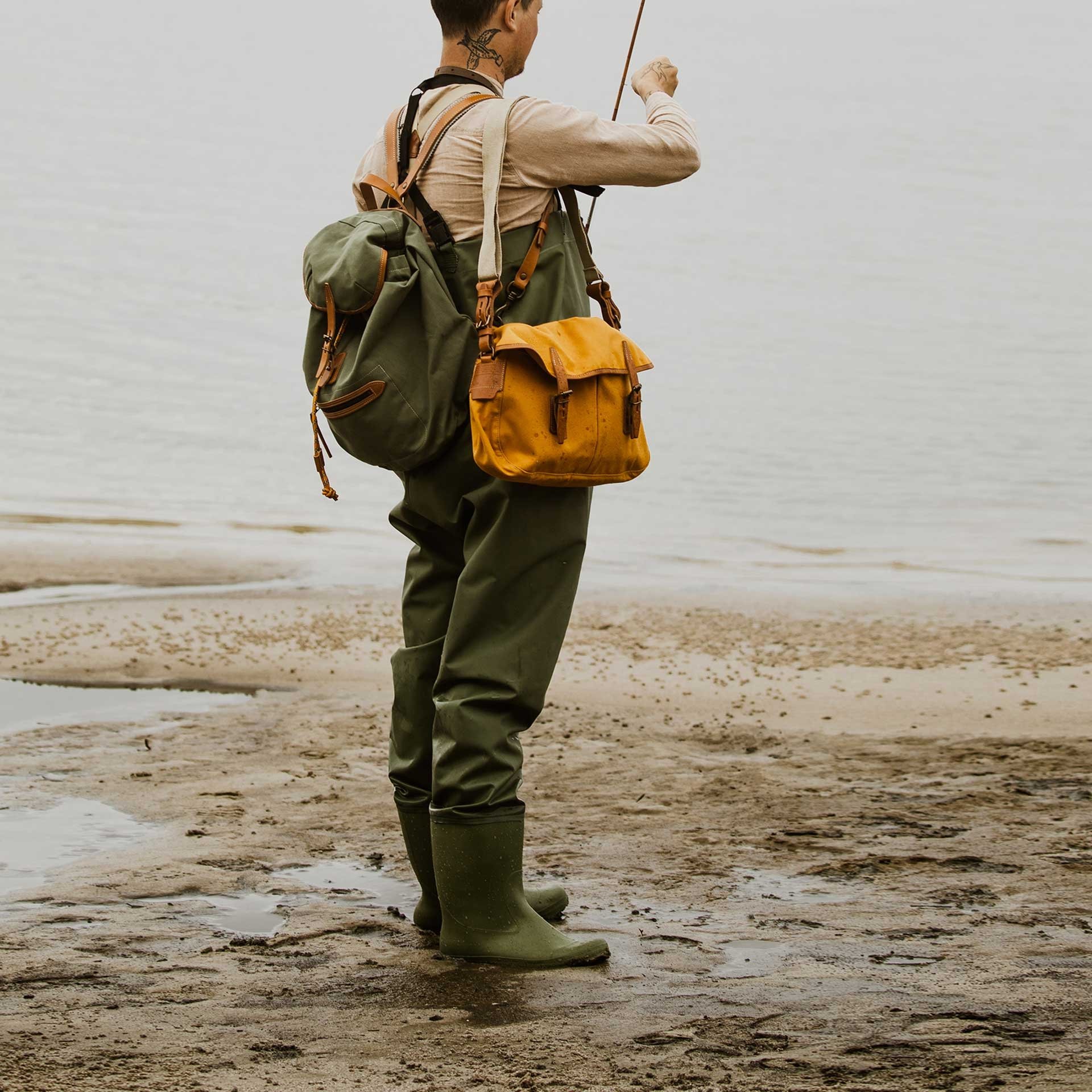 Camp backpack - Dark Khaki (image n°5)