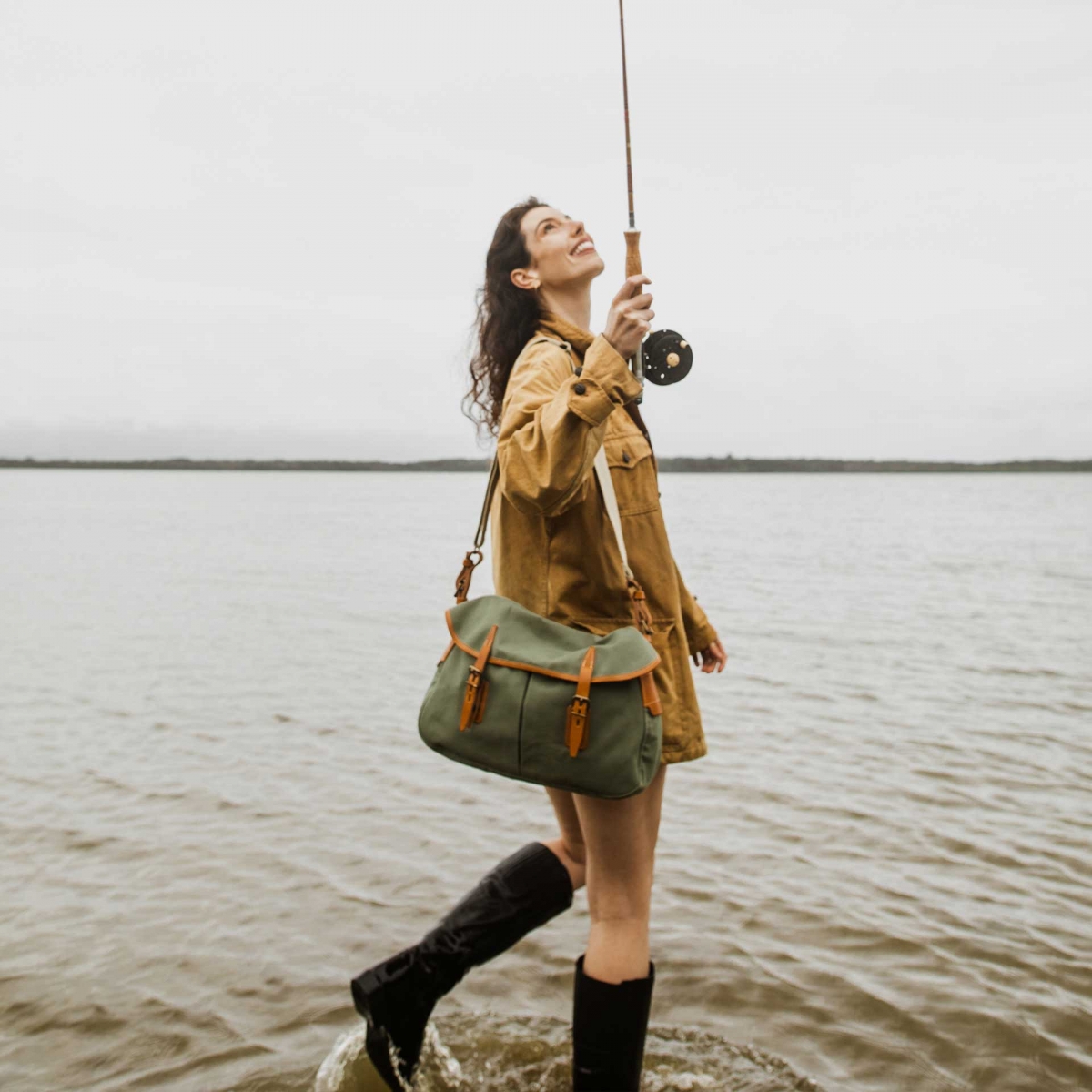 Musette des Fischers M - Flechtengrün (image n°7)