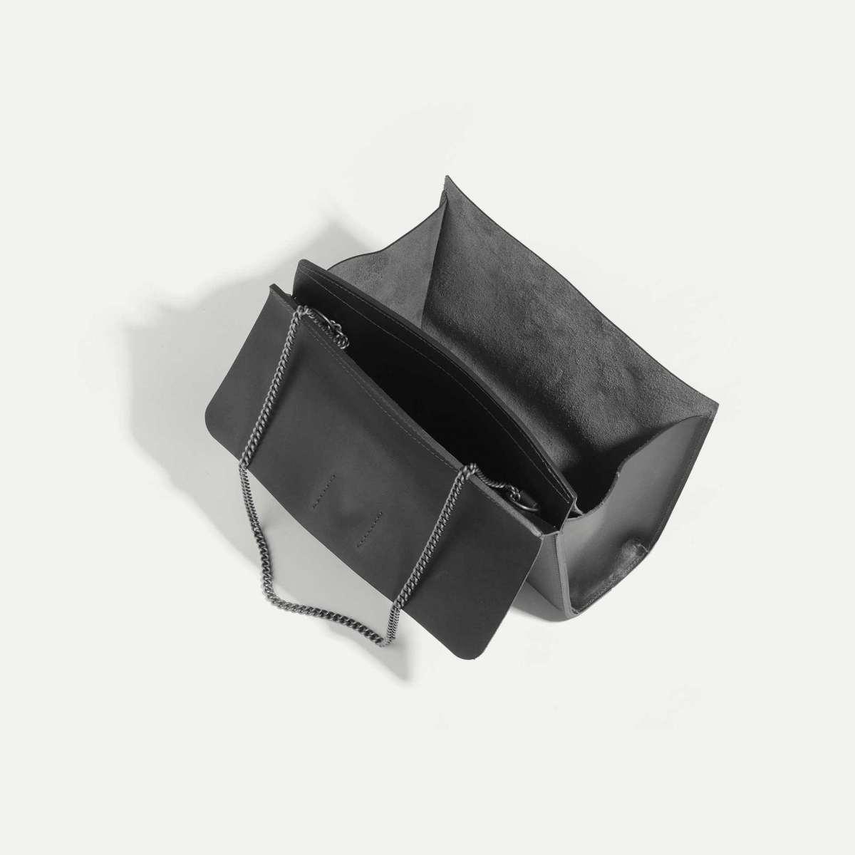 Origami S clutch bag - Khaki / Mix (image n°5)