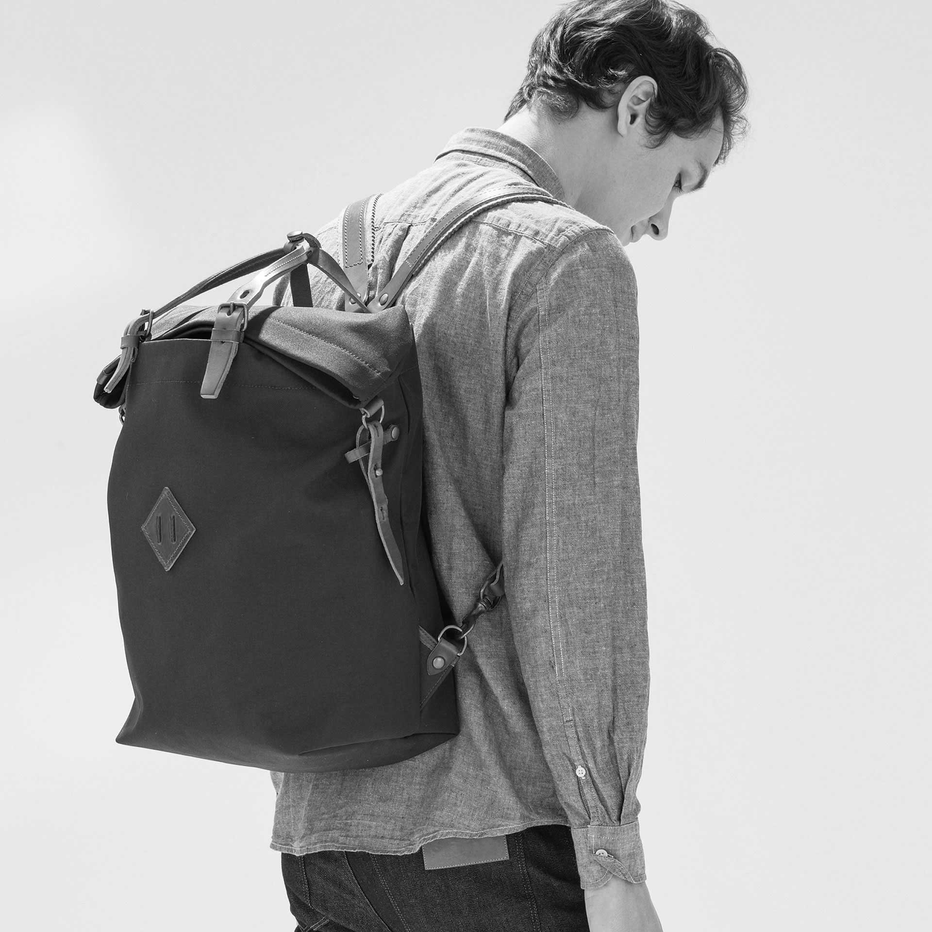 30L Woody backpack - Black/Pain Brule (image n°4)