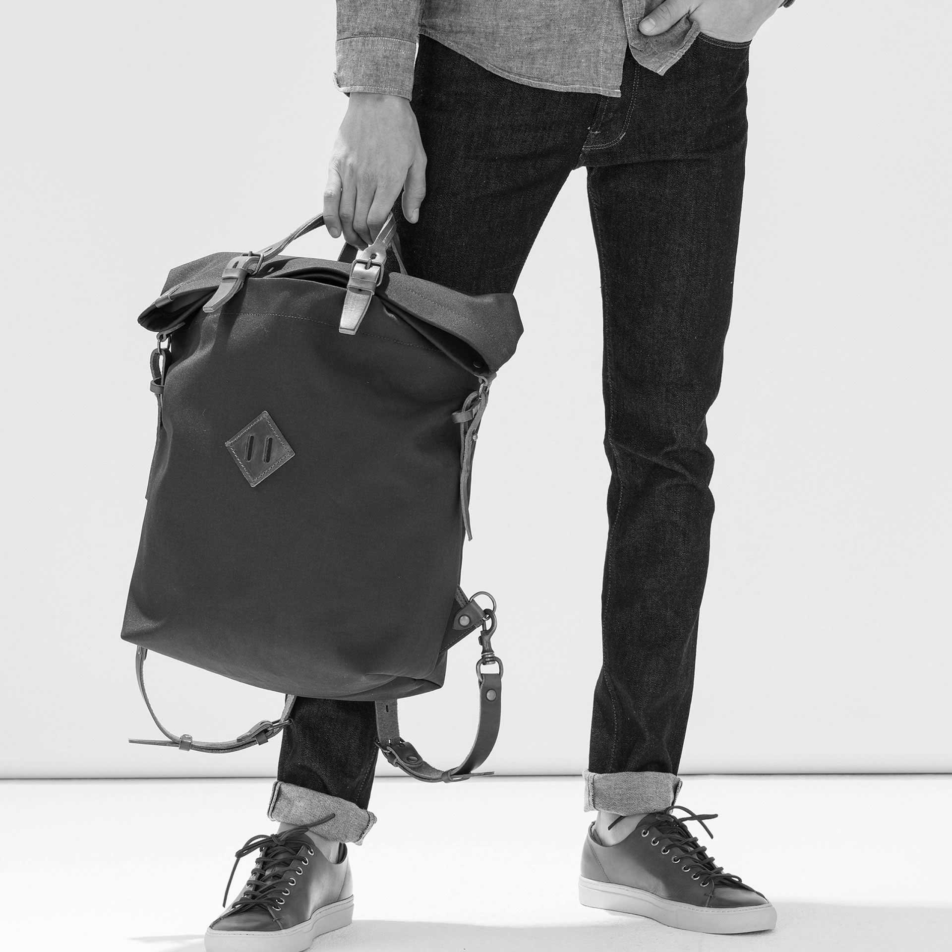 30L Woody backpack - Black/Pain Brule (image n°5)