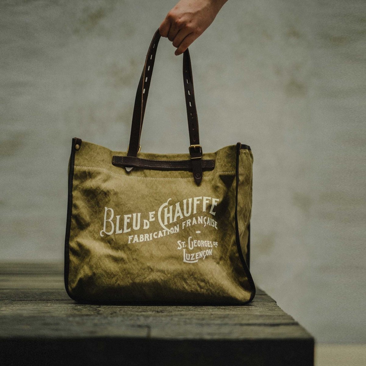 Tragetasche BAZAR - Khaki US stonewashed (image n°6)