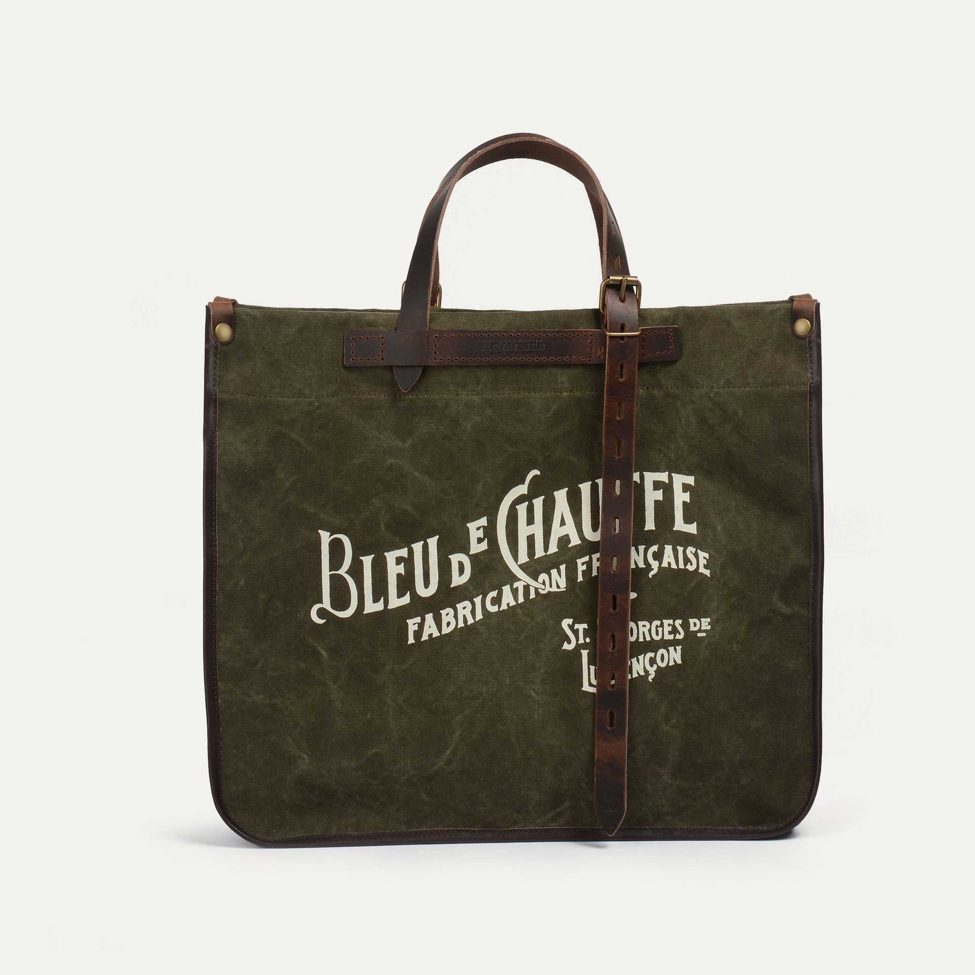 BAZAR tote - Dark Khaki stonewashed (image n°1)