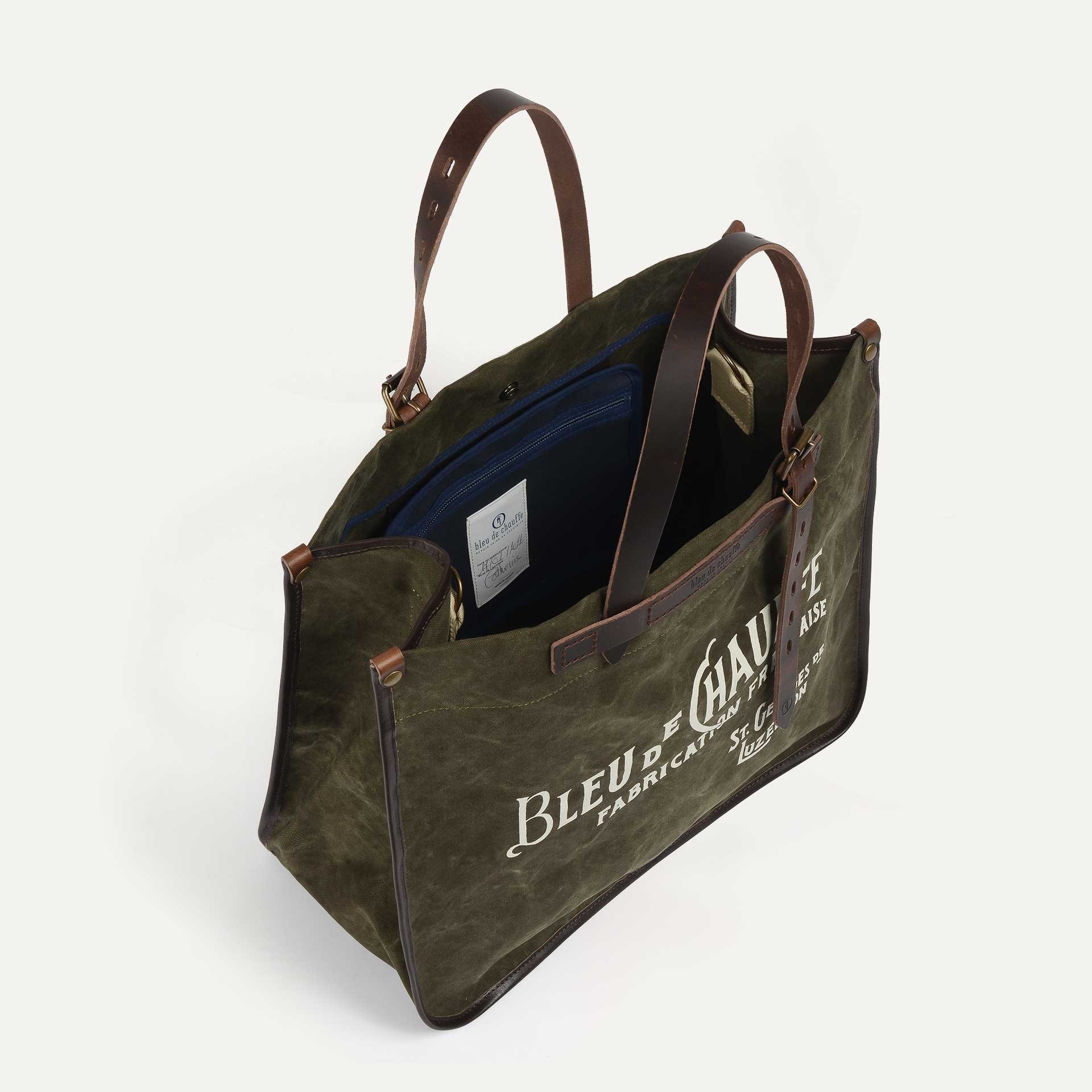 BAZAR tote - Dark Khaki stonewashed (image n°5)