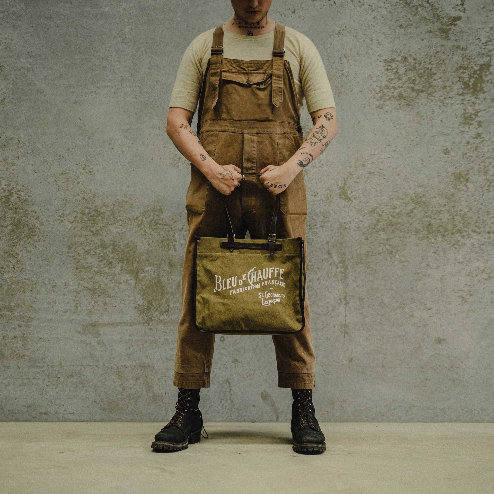 BAZAR tote - Dark Khaki stonewashed (image n°8)