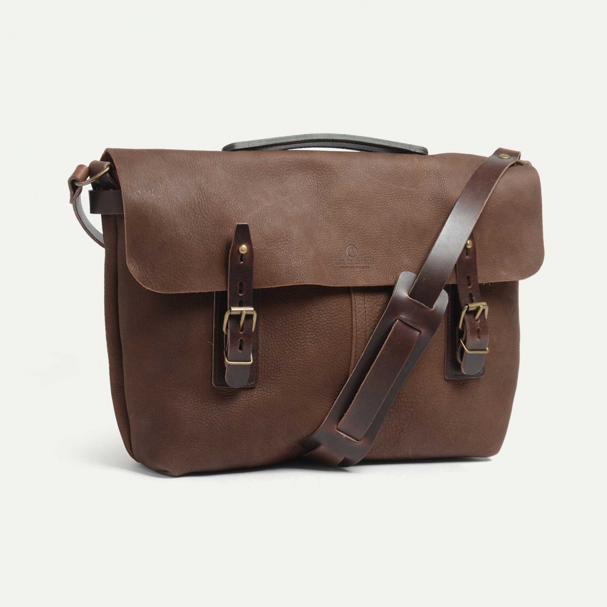 Lucien Satchel bag - Coffee / Waxed Leather (image n°2)