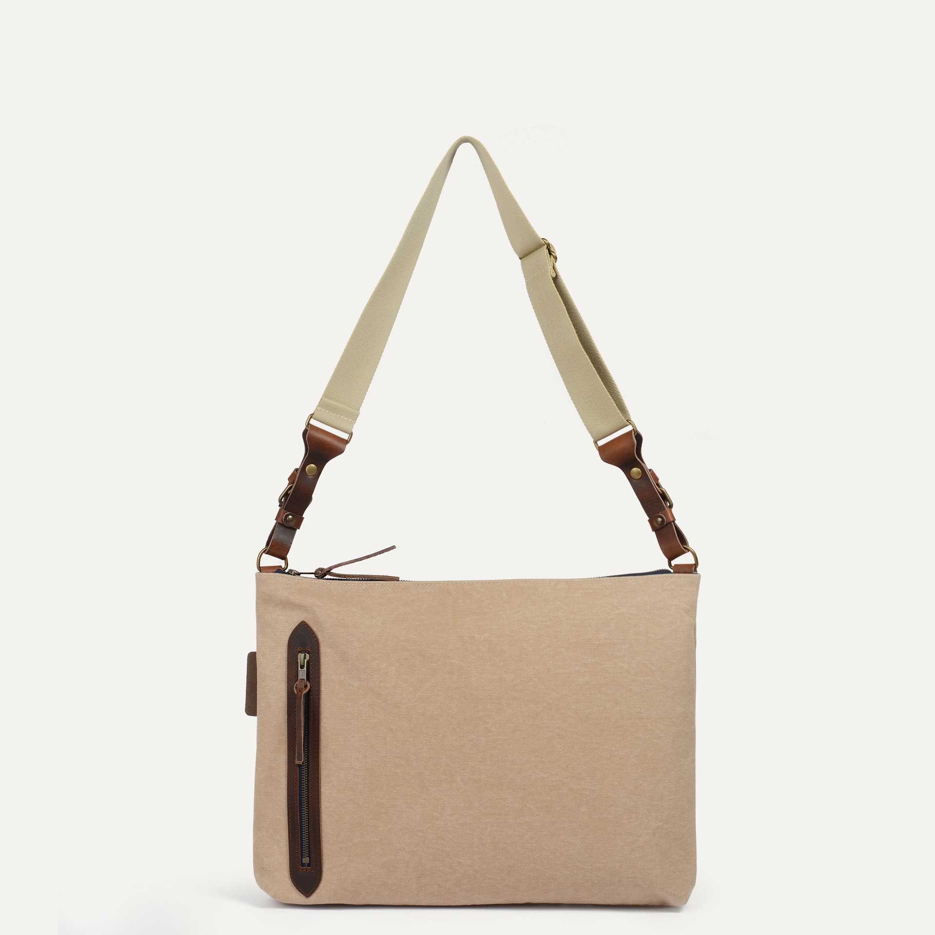 Baskia Messenger Bag - Wheat Stonewashed (image n°1)