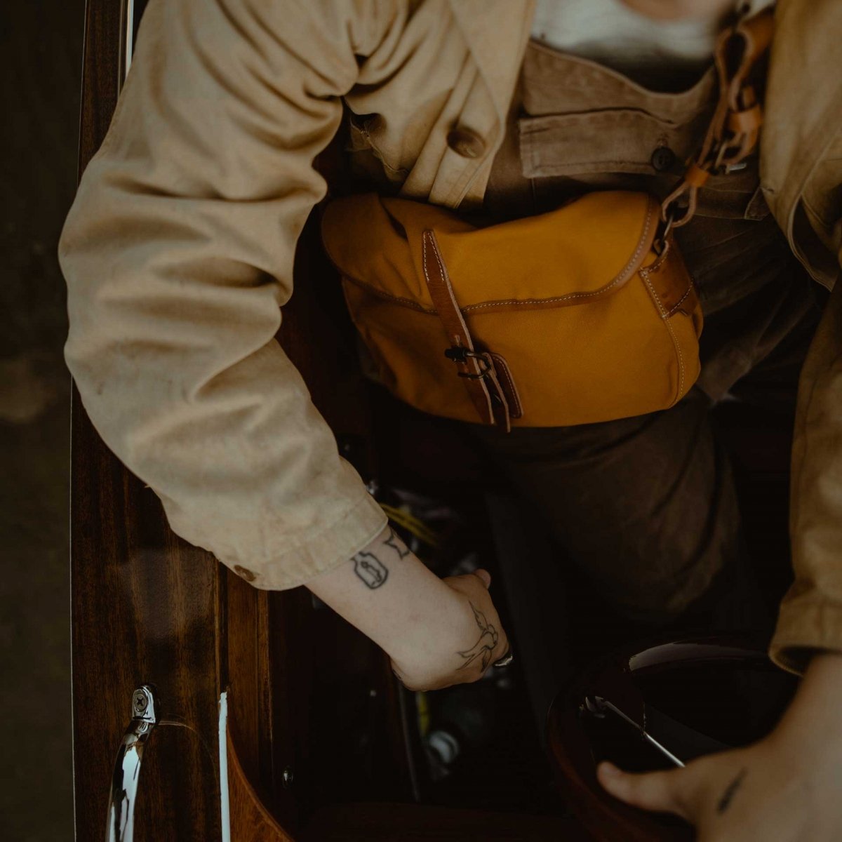 Musette des Fischers XS - kaki dunkel (image n°7)