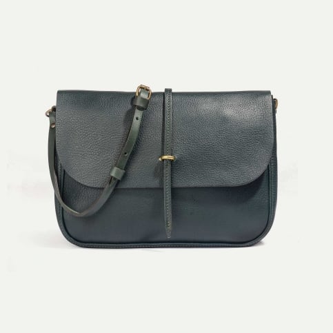 Sac postier Pastel - Bleu paon