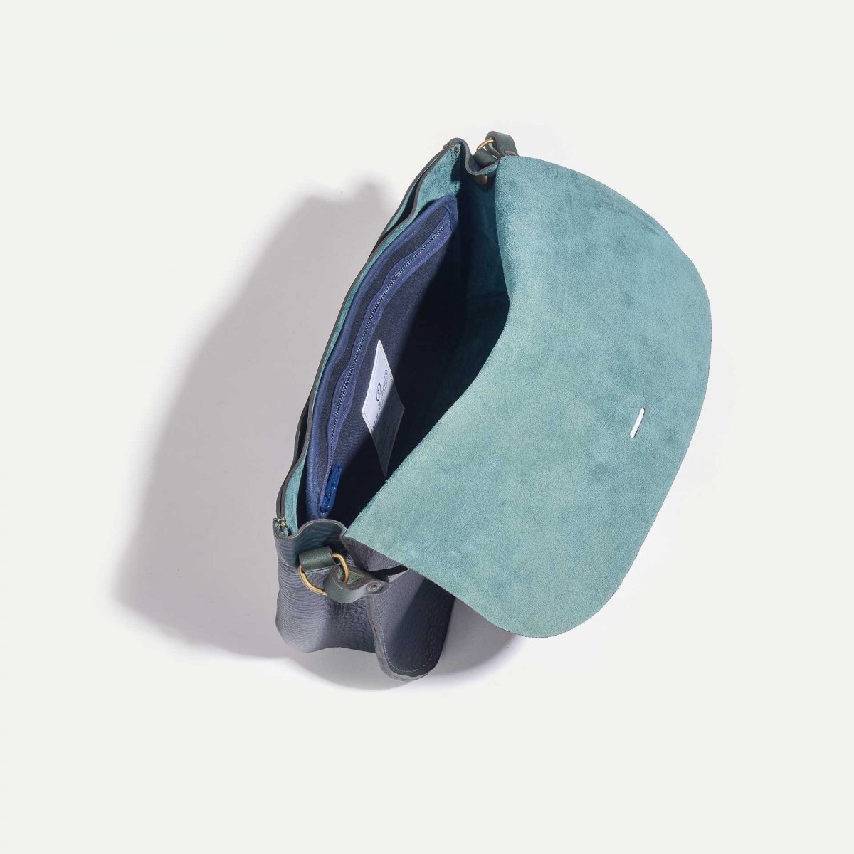 Pastel handbag -  peacock blue (image n°4)