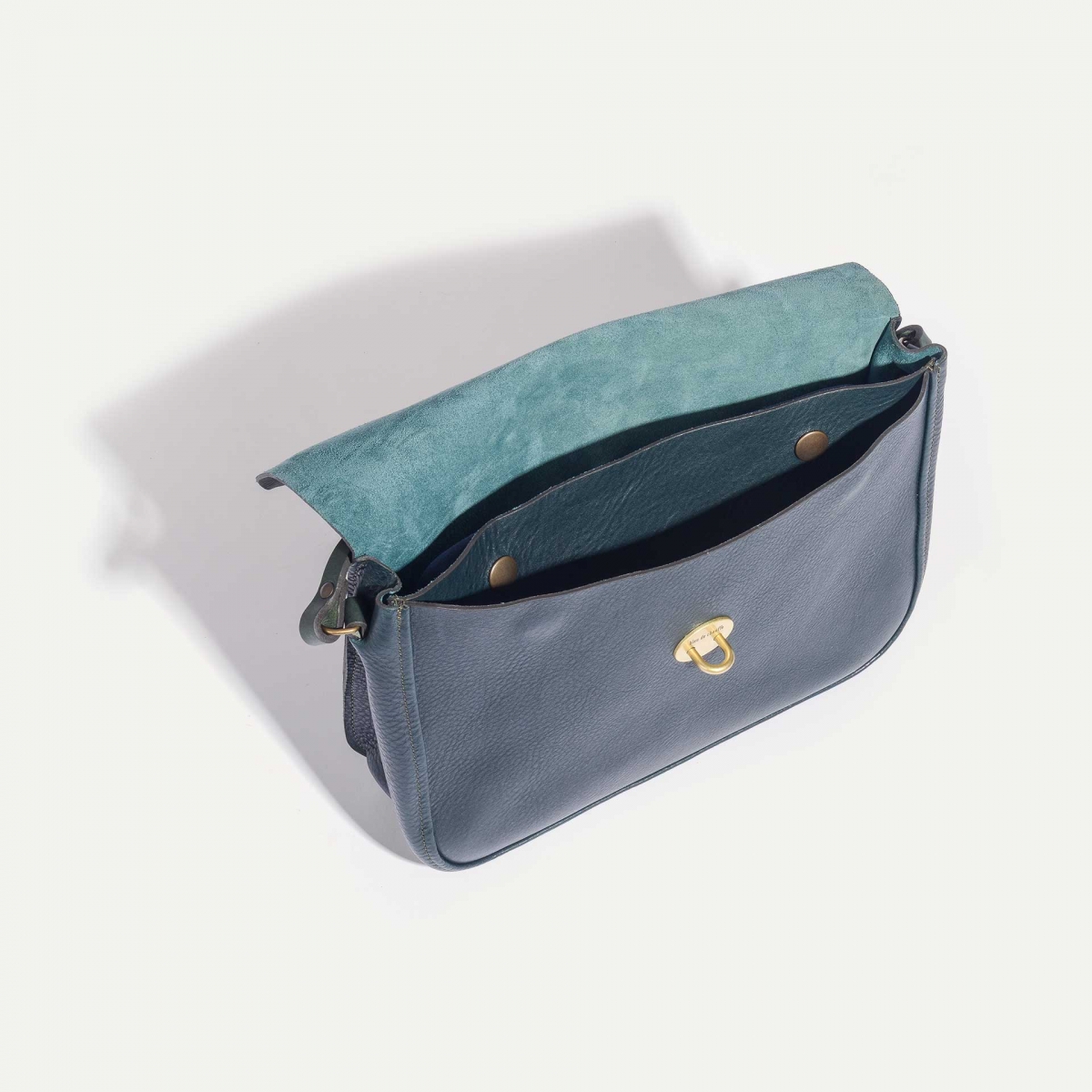 Pastel handbag -  peacock blue (image n°5)