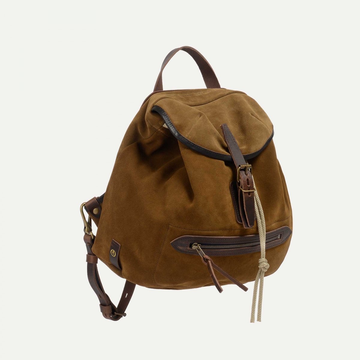 Camp S backpack / Suede - Tabacco (image n°1)