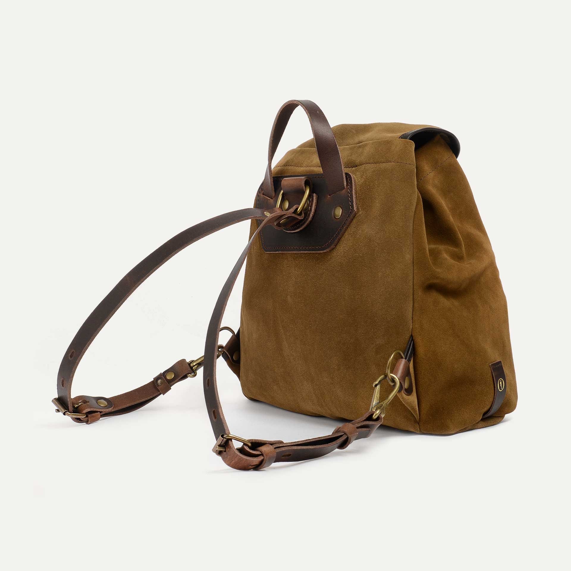 Camp S backpack / Suede - Tabacco (image n°2)