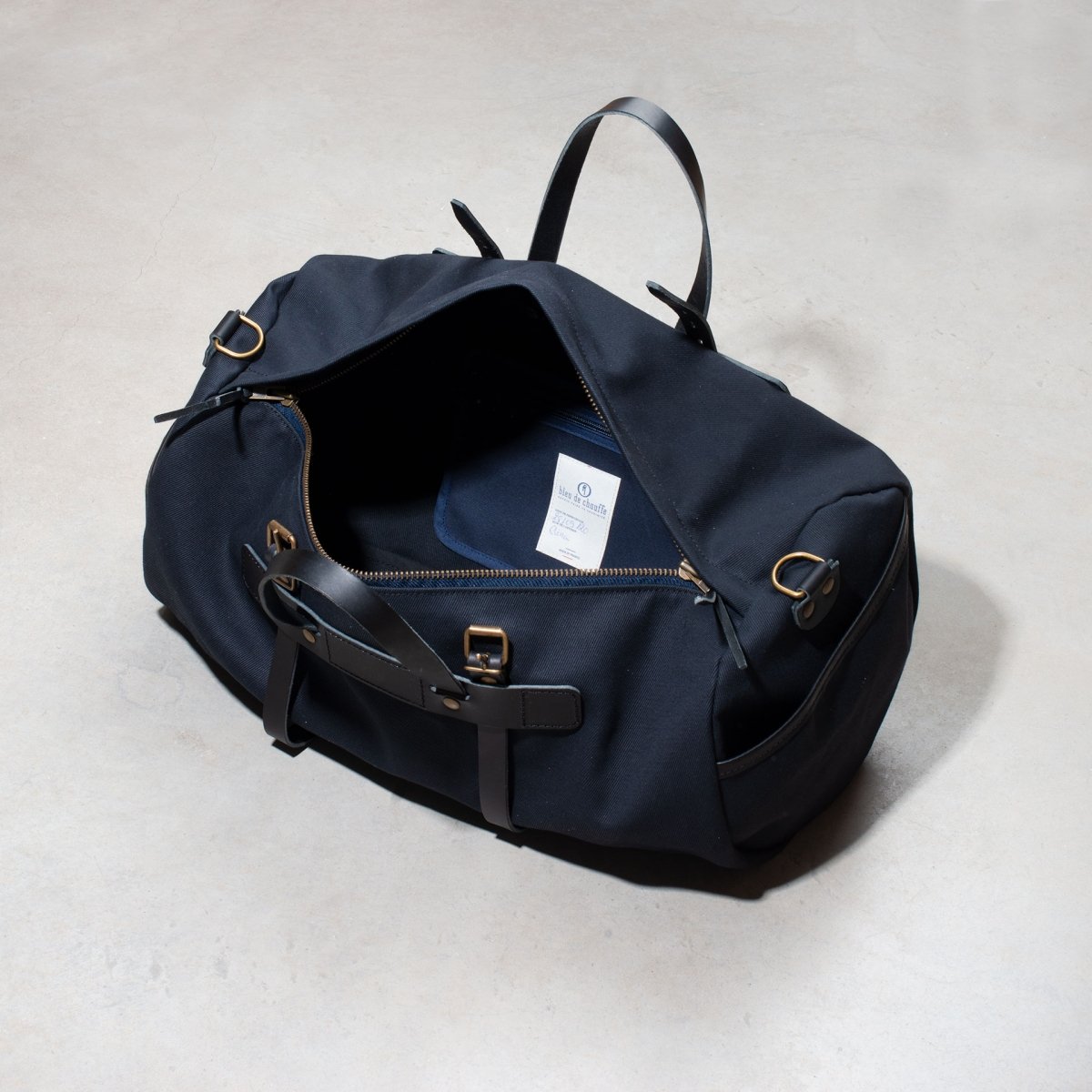 ‘Bivouac’ travel bag – Black waxed canvas  (image n°4)