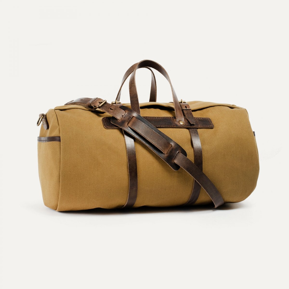 Bivouac travel bag – Camel waxed canvas  (image n°2)