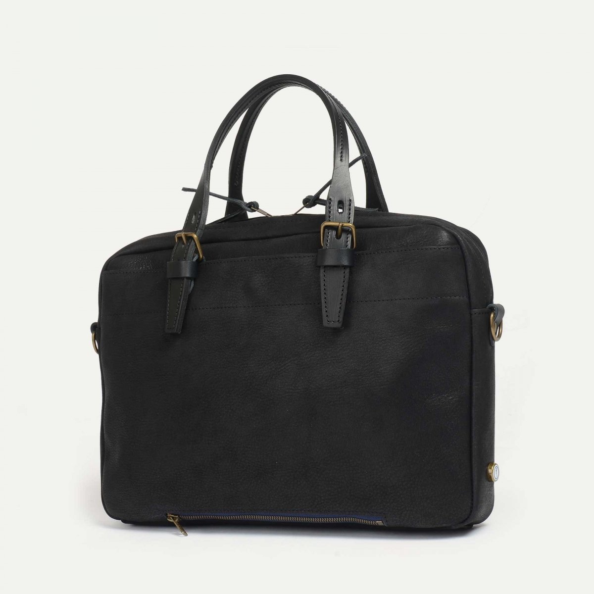 Folder Business bag - Charcoal black / Waxed Leather (image n°3)