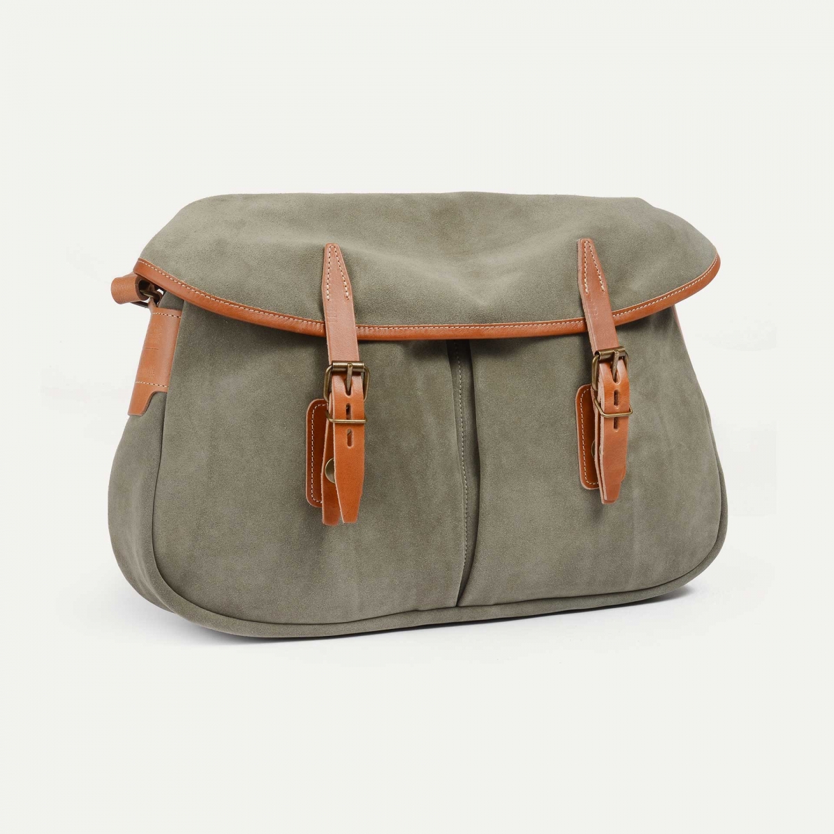 Fisherman's Musette M / Suede - Sage green (image n°2)