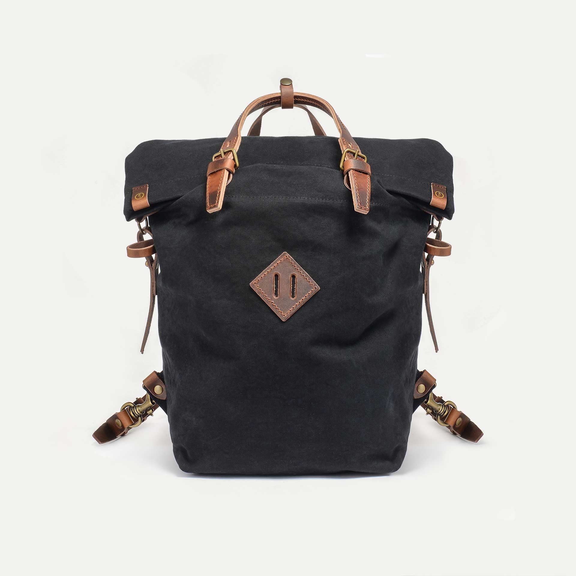 25L Woody backpack - Black stonewashed (image n°1)