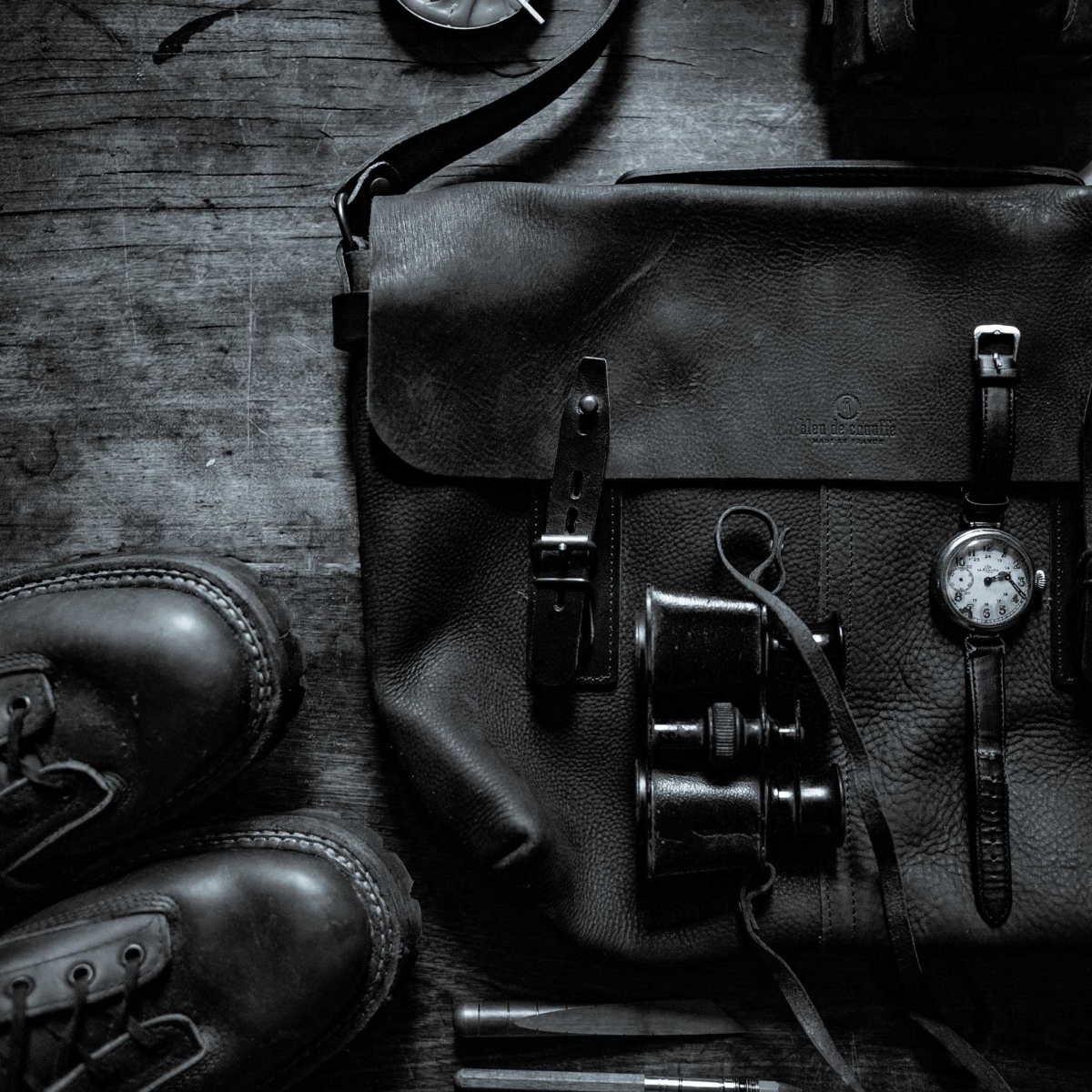 Sac besace Lucien - Charbon (image n°6)