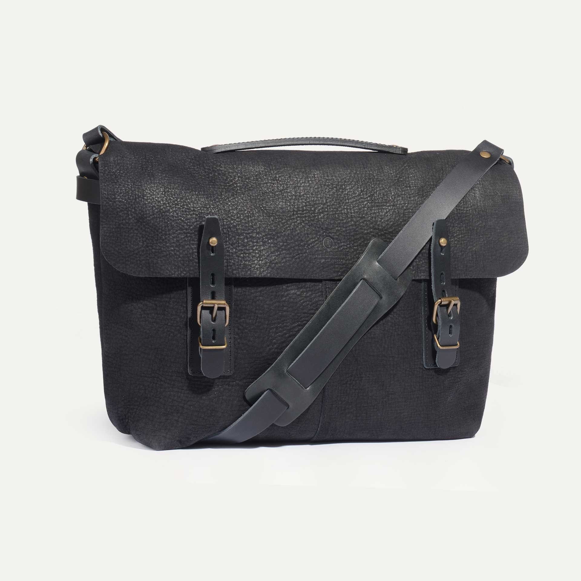 Sac besace Lucien - Charbon (image n°2)