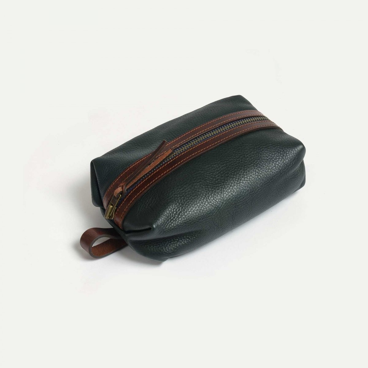 Trousse de toilette ZAZOU - Bleu Paon (image n°2)